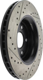 StopTech 11-12 Dodge Durango Sport Drilled & Slotted Front Passenger-Side Brake Rotor