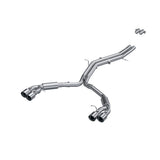 MBRP 18-21 Audi S5 Coupe/S4 Sedan T304 SS 2.5in Cat-Back Quad Rear Exit Exhaust - SS Tips