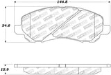 StopTech Street Touring 07-10 Jeep Compass/Patriot Front Brake Pads