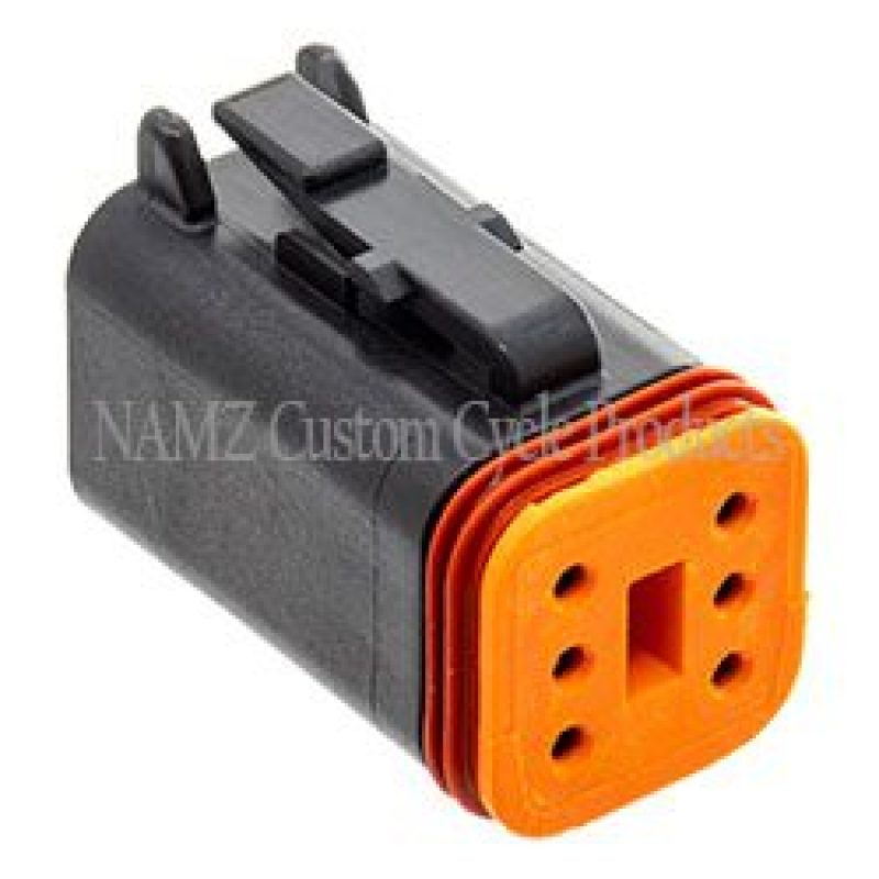 NAMZ Deutsch DT Series 6-Wire Plug & Wedgelock - Black (Repl. HD 72116-94BK)