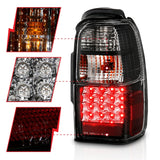 ANZO 2001-2002 Toyota 4 Runner LED Taillights Black