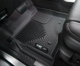 Husky Liners 14-15 Chevy Silverado Double Cab X-Act Contour Black 2nd Row Floor Liners